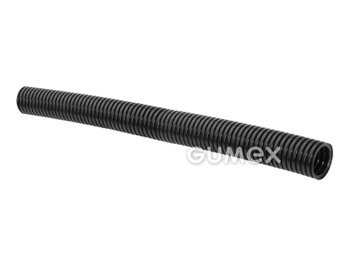 Chránička pro kabelové rozvody plastová PAL, 10/13mm, IP68, PA6, -40°C/+120°C, černá